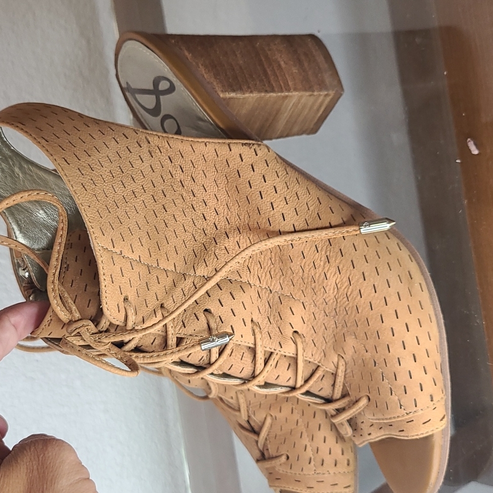 Sam Edelman Ennette Block Heels Open Toe Size 9 T… - image 4